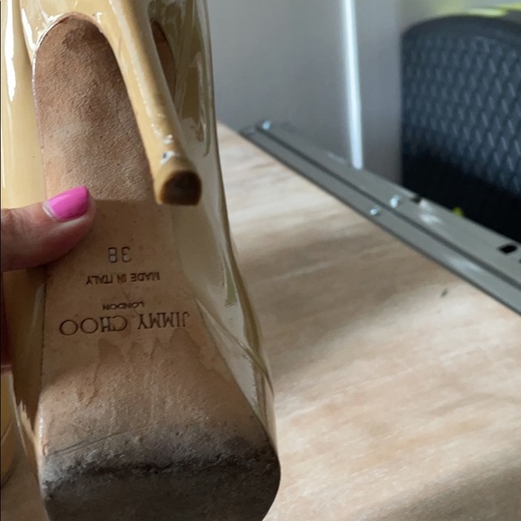 Jimmy Choo nude platform pumps - Picture 5 of 5